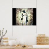 Gothic angel  rustige kunst gelooft poster (Keuken)