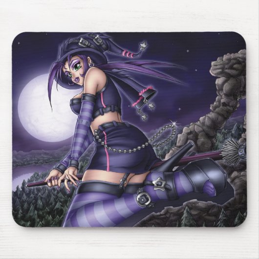Gothic Anime Witch Muismat (Voorkant)