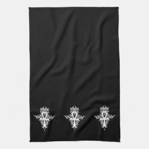 Gothic Ankh Theedoek