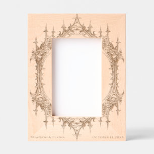 Gothic Arch bruiloft Jubileum koppels Gegraveerde Lijstjes