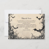 Gothic Arch Midnight Birthday Bedankkaart (Voorkant)