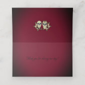 Gothic Arch Trellis en Skulls Wedding (Binnenkant ongevouwen)