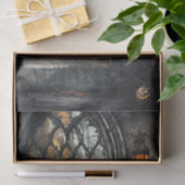 Gothic Arched Window by lamplight Decoupage Tissuepapier (Geschenk)