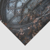 Gothic Arched Window trailing ivy Decoupage Tissuepapier (Detail)