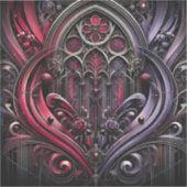 Gothic Arches Aangepaste gesneden Vinyl Sticker (Voorkant)