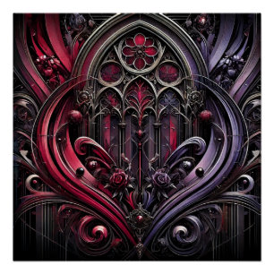 Gothic Arches Glossy Poster Perfect Poster