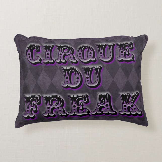 Gothic Argyle Cirque Du Freak Accent Kussen (Voorkant)