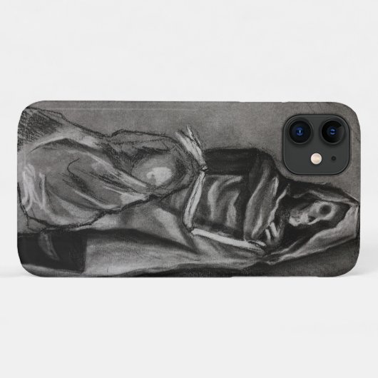 Gothic Art Skeleton IPhone Case (Achterkant (horizontaal))