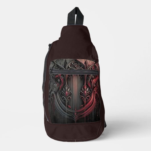 Gothic Art Sling Rugzak (Voorkant)