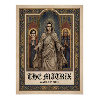 Gothic Art The Matrix Neo Film Poster Perfect Poster