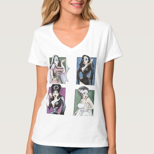 Gothic Babe T-shirt (Voorkant)