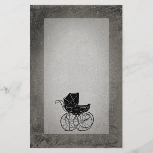 Gothic Baby Carriage Briefpapier