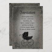 Gothic Baby Carriage Kaart (Voorkant / Achterkant)