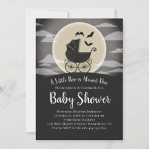 Gothic Baby shower Halloween Carriage