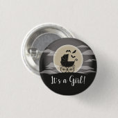 Gothic Baby shower Halloween Carriage Ronde Button 3,2 Cm (Voorkant /achterkant)