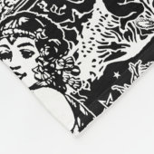 Gothic Baphomet Dark Arts Alternatief Fleece Deken (Hoek)