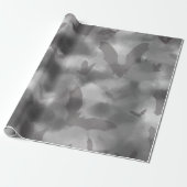 Gothic Bat Cadeaupapier (Uitgerold)