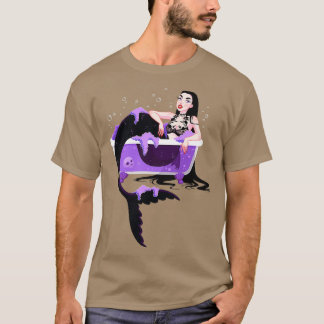 Gothic Bathbom Mermaid T-shirt