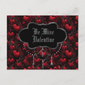 Gothic Be Minel Valentine  Briefkaart (Voorkant)