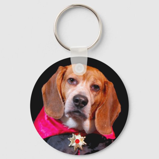 Gothic Beagle Dogula sleutelhanger (Voorkant)
