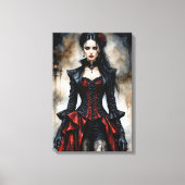 Gothic Beauty Canvas Afdruk (Voorkant)