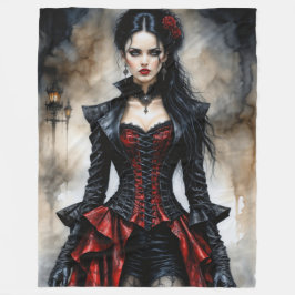 Gothic Beauty Fleece Deken