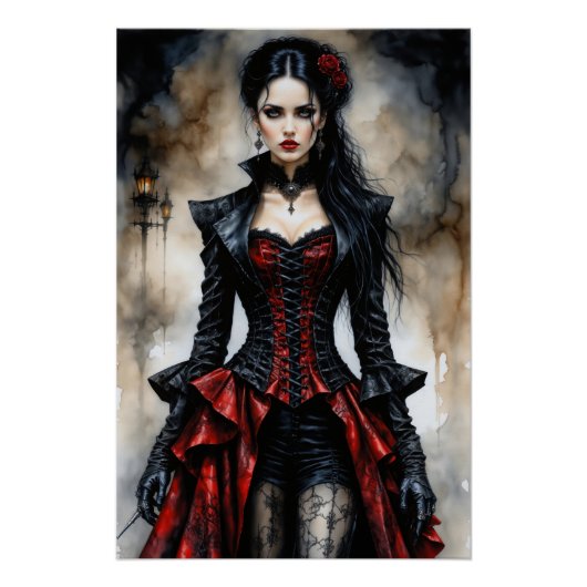 Gothic Beauty Perfect Poster (Voorkant)