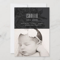 Gothic Beauty  Roos Birth Announement
