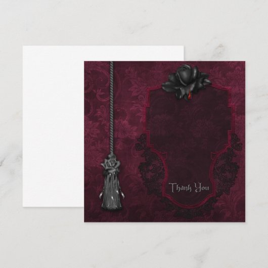 Gothic Bedankt (Voorkant / Achterkant)