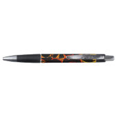 Gothic Black and Fire Roos Illustration Pen (Achterkant)