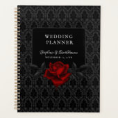 Gothic Black Damask Rose Wedding (Devant)