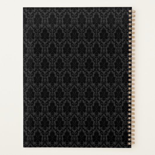 Gothic Black Damask Rose Wedding (Dos)