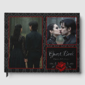 Gothic Black Damask Rose Wedding (Recto)