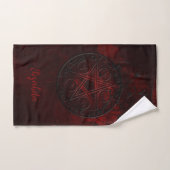 Gothic Black Magic Seals Bad Handdoek (Handdoek)