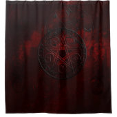 Gothic Black Magic Seals Douchegordijn (Voorkant)