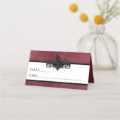 Gothic Black Raven Wine Darkly Ever After Wedding (Voorkant)