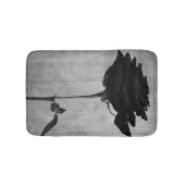 Gothic Black Roos Badmat (Voorkant)