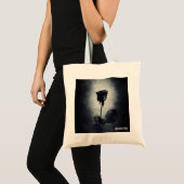 Gothic Black Roos Driving Blood Macabre Tote Bag (Voorkant (product))