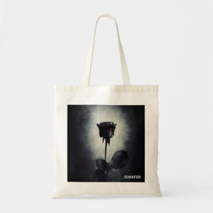 Gothic Black Roos Driving Blood Macabre Tote Bag