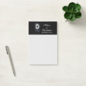 Gothic Black Roos Driving Blood Macabre Wedding Post-it® Notes (Kantoor)