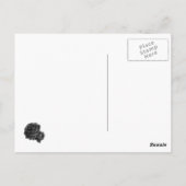 Gothic Black Rozen Briefkaart (Achterkant)