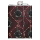  Gothic Black Rozen Monogram Heupfles (Achterkant)