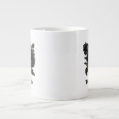  Gothic Black Rozen op maat Extra Grote Beker (Voorkant)