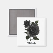  Gothic Black Rozen op maat Magneet (Voorkant / Achterkant)