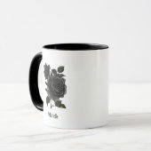  Gothic Black Rozen op maat Mok (Voorkant links)
