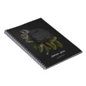  Gothic Black Rozen op maat Notitieboek (Rechterzijde)