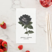 Gothic Black Rozen op maat Servet (Insitu)