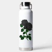  Gothic Black Rozen op maat Waterfles (Achterkant)