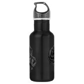Gothic Black Rozen Waterfles (Achterkant)