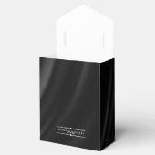 Gothic Black Satin Wedding Black ID866 Bedankdoosjes (Geopend)